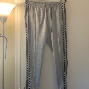 🤍Gray PINK skinny track pant 🤍